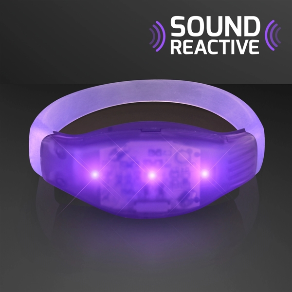 Sound Activated Light Up LED Flashing Bracelets - Sound Activated Light Up LED Flashing Bracelets - Image 12 of 36