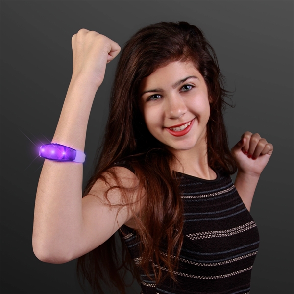 Sound Activated Light Up LED Flashing Bracelets - Sound Activated Light Up LED Flashing Bracelets - Image 14 of 36
