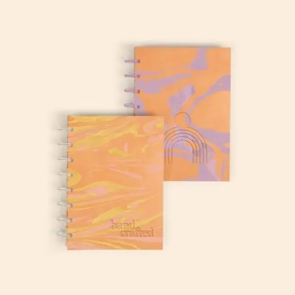 Disc-Bound Journal - Marbled + Debossed - Small - Disc-Bound Journal - Marbled + Debossed - Small - Image 0 of 2