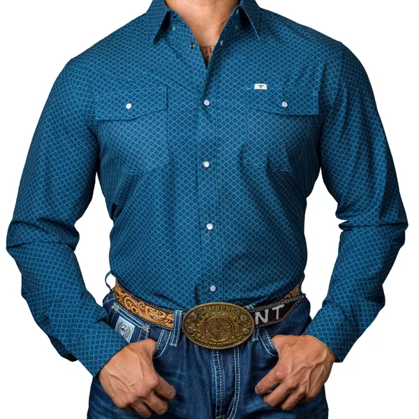 Ferrell Printed Long Sleeve Snap - Men's - Ferrell Printed Long Sleeve Snap - Men's - Image 2 of 3