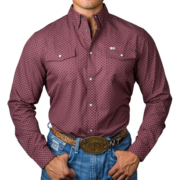 Ferrell Printed Long Sleeve Snap - Men's - Ferrell Printed Long Sleeve Snap - Men's - Image 3 of 3