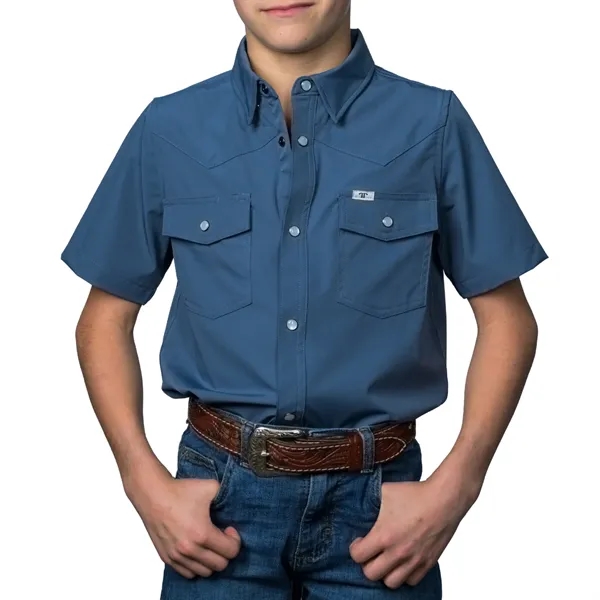 Ferrell Short Sleeve Snap - Youth - Ferrell Short Sleeve Snap - Youth - Image 3 of 6