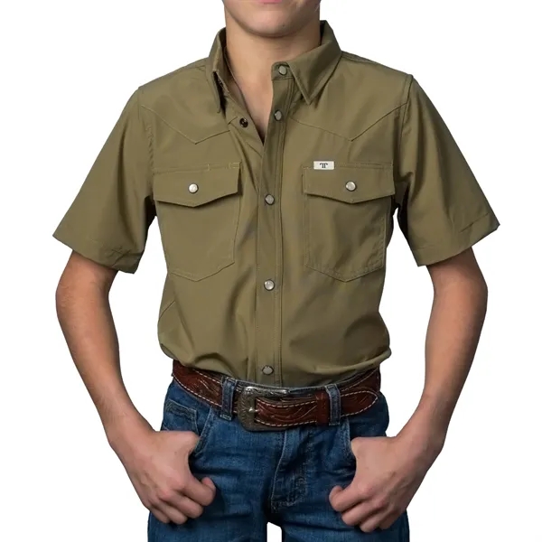 Ferrell Short Sleeve Snap - Youth - Ferrell Short Sleeve Snap - Youth - Image 4 of 6