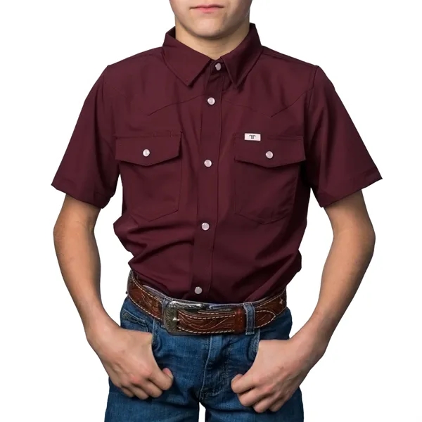Ferrell Short Sleeve Snap - Youth - Ferrell Short Sleeve Snap - Youth - Image 5 of 6