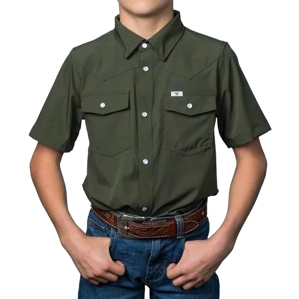 Ferrell Short Sleeve Snap - Youth - Ferrell Short Sleeve Snap - Youth - Image 6 of 6