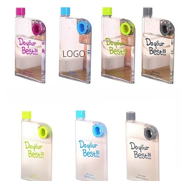 Flat Portable Plastic Water Bottle Handle Customizable - Flat Portable Plastic Water Bottle Handle Customizable - Image 0 of 4