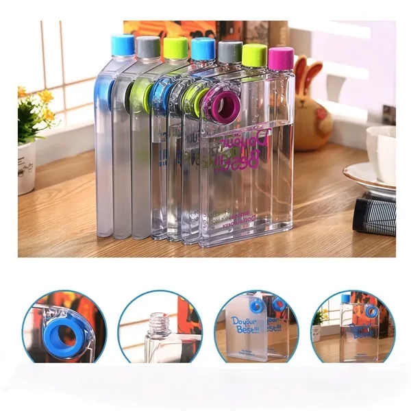 Flat Portable Plastic Water Bottle Handle Customizable - Flat Portable Plastic Water Bottle Handle Customizable - Image 2 of 4