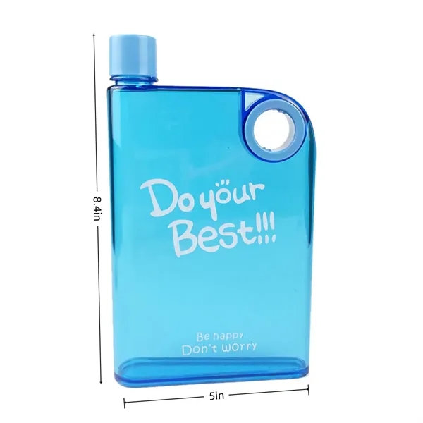 Flat Portable Plastic Water Bottle Handle Customizable - Flat Portable Plastic Water Bottle Handle Customizable - Image 3 of 4