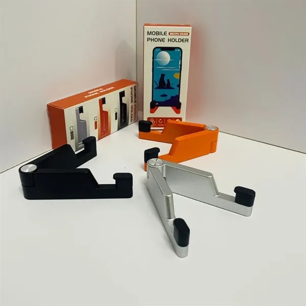 Portable Aluminum Foldable Phone & Tablet Stand Holders - Portable Aluminum Foldable Phone & Tablet Stand Holders - Image 4 of 4