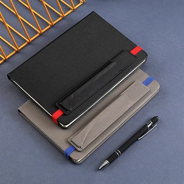 A5 Leather Jotters Memo Notebook Ambassador Bound Journal - A5 Leather Jotters Memo Notebook Ambassador Bound Journal - Image 3 of 7