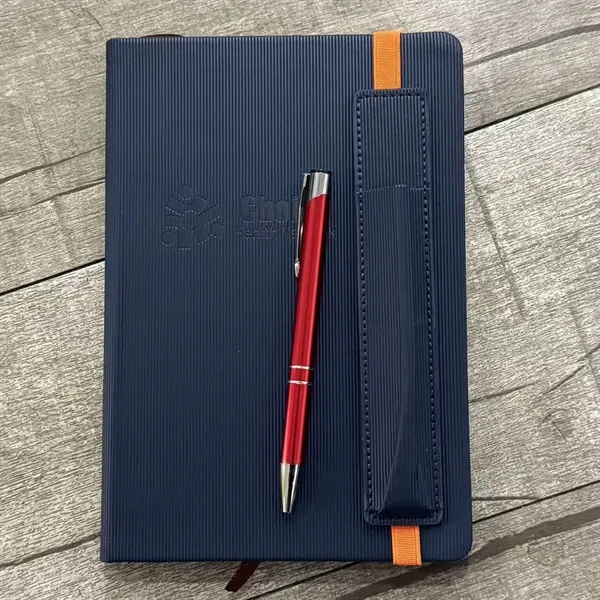 A5 Leather Jotters Memo Notebook Ambassador Bound Journal - A5 Leather Jotters Memo Notebook Ambassador Bound Journal - Image 6 of 7