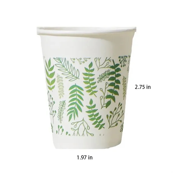 Eco-Custom Wood Pulp Paper Cups  Sustainable & Brandable - Eco-Custom Wood Pulp Paper Cups  Sustainable & Brandable - Image 1 of 7