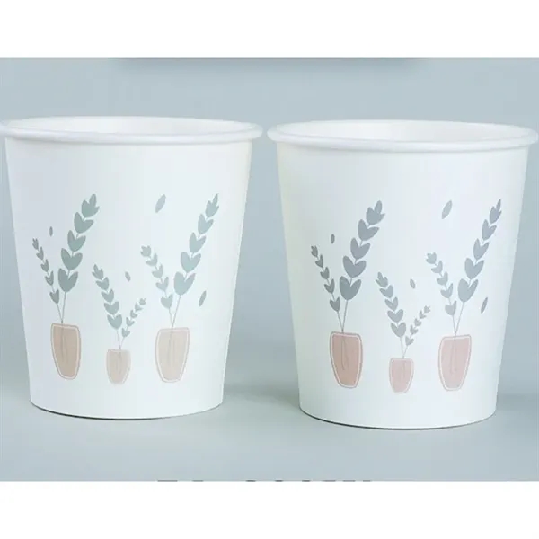 Eco-Custom Wood Pulp Paper Cups  Sustainable & Brandable - Eco-Custom Wood Pulp Paper Cups  Sustainable & Brandable - Image 5 of 7