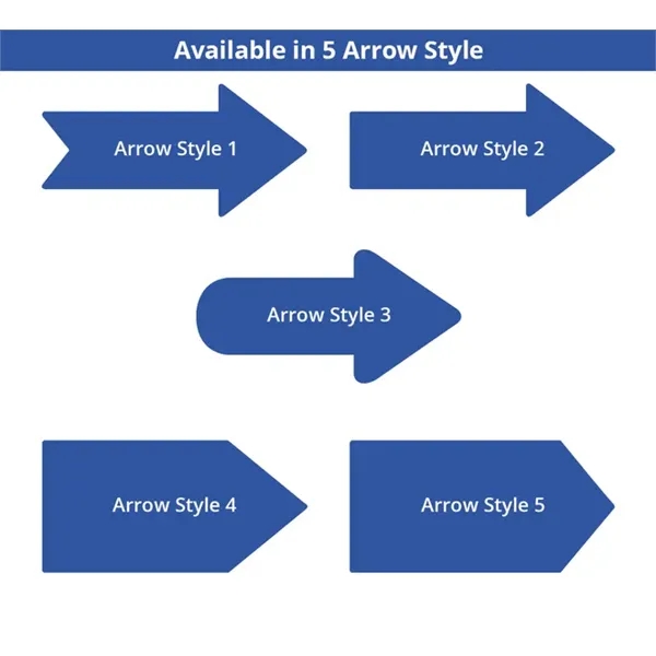 Directional Arrow Signs - 6ft x 2.5ft - Directional Arrow Signs - 6ft x 2.5ft - Image 6 of 7