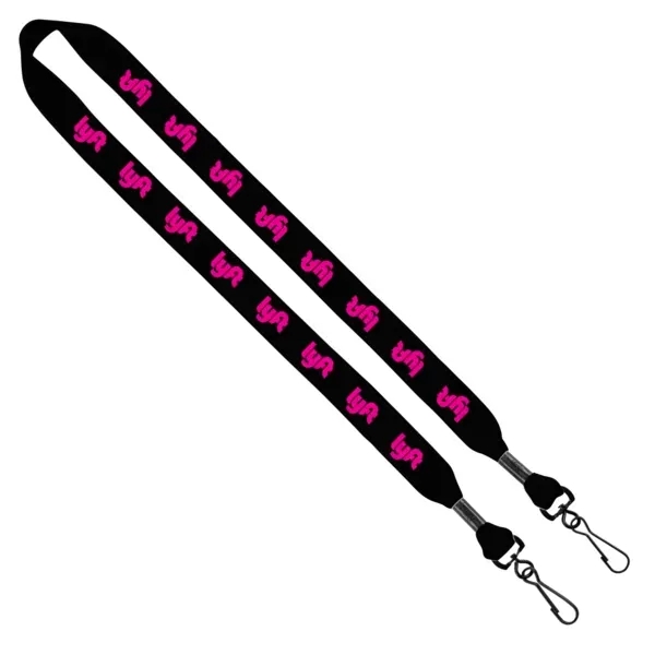 3/4" Cotton Double Swivel Snap Hook Lanyard
