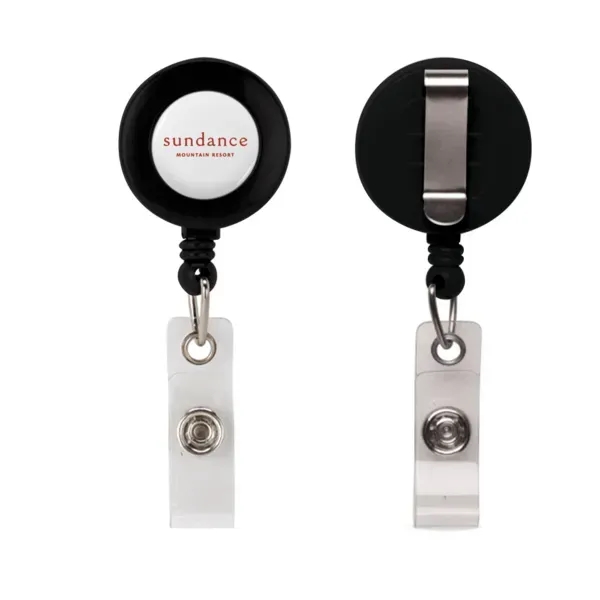 Custom Retractable Badge Reel with Belt Clip