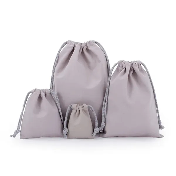Customizable Natural 100% cotton Drawstring Muslin Bag Pouch - Customizable Natural 100% cotton Drawstring Muslin Bag Pouch - Image 10 of 12