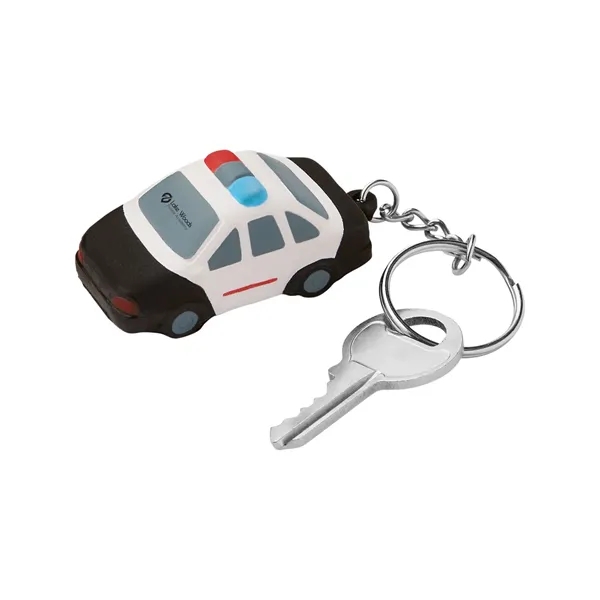 Police Car Shape Stress Ball Keychain - Police Car Shape Stress Ball Keychain - Image 2 of 2