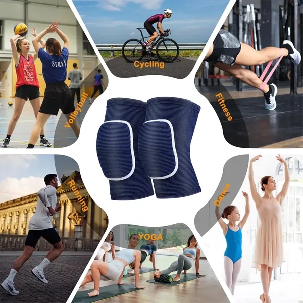 Sports Anti Collision Thickened Warmth Sponge Knee Pads - Sports Anti Collision Thickened Warmth Sponge Knee Pads - Image 4 of 4