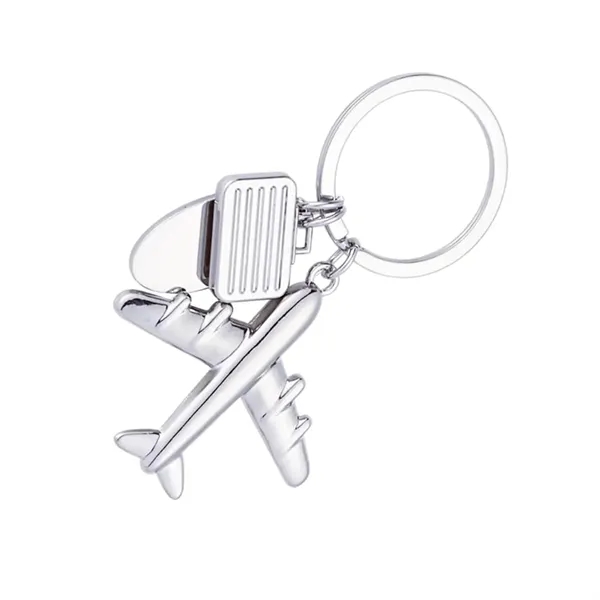 Creative Plane Keychain Airplane Keyring Aircraft Engine Key - Creative Plane Keychain Airplane Keyring Aircraft Engine Key - Image 2 of 4