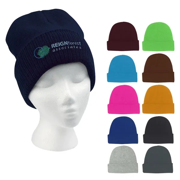 KNIT BEANIE WITH CUFF - KNIT BEANIE WITH CUFF - Image 0 of 12