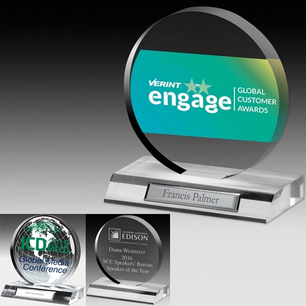 Clear Global Award - 6" Diameter x 6 1/2"