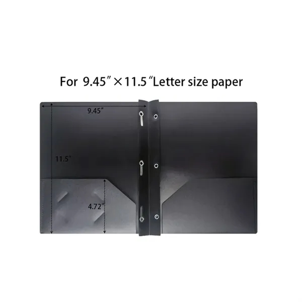 Poly Report Cover Folder with Clear Front and Color Back - Poly Report Cover Folder with Clear Front and Color Back - Image 1 of 6