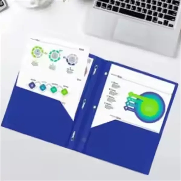 Poly Report Cover Folder with Clear Front and Color Back - Poly Report Cover Folder with Clear Front and Color Back - Image 5 of 6
