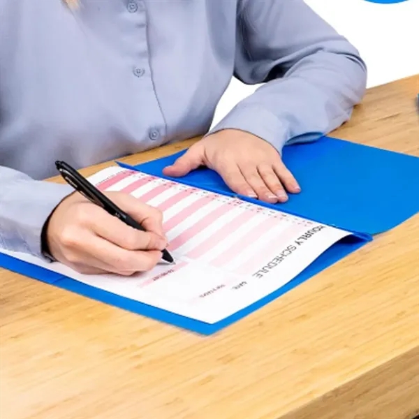 Poly Report Cover Folder with Clear Front and Color Back - Poly Report Cover Folder with Clear Front and Color Back - Image 6 of 6