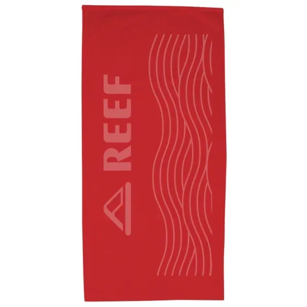Custom Basic Weight Colored Beach Towel Tone on Tone