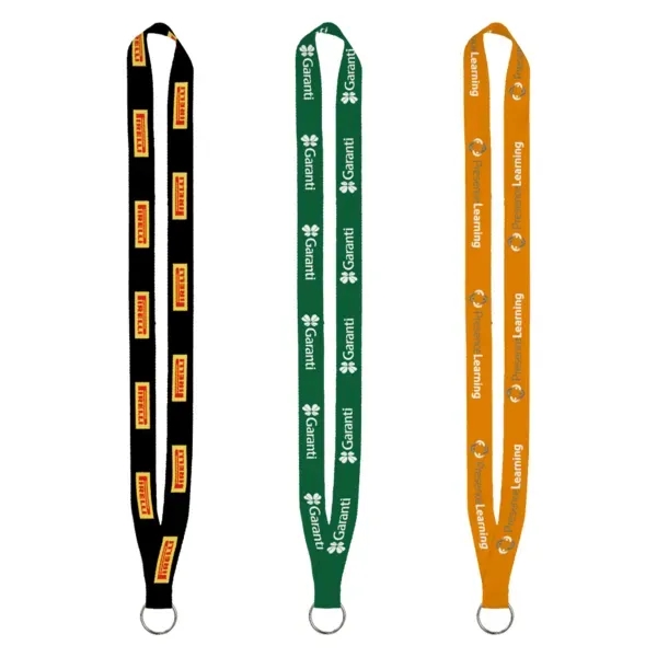 3/4" Imported Dye-Sublimated Lanyard with Split Ring