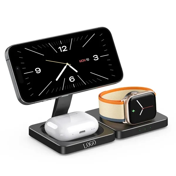 3 In 1 Wireless Charging Station - 3 In 1 Wireless Charging Station - Image 0 of 5