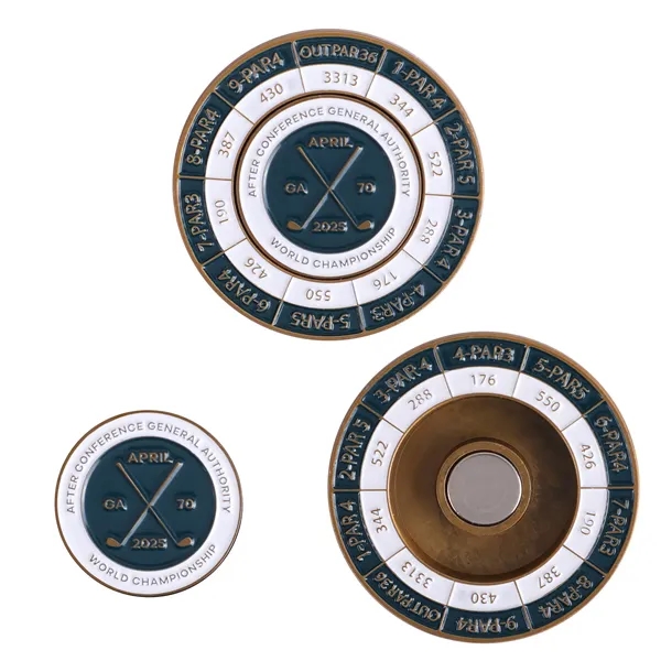 Magnetic Golf Ball Marker Coin - Magnetic Golf Ball Marker Coin - Image 4 of 4