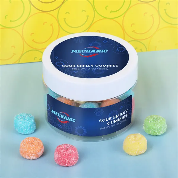 Sour Smiley Gummies: Small Jar - Sour Smiley Gummies: Small Jar - Image 0 of 2