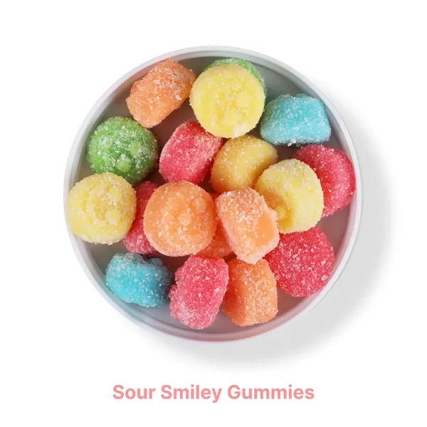 Sour Smiley Gummies: Small Jar - Sour Smiley Gummies: Small Jar - Image 1 of 2