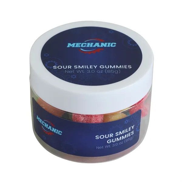 Sour Smiley Gummies: Small Jar - Sour Smiley Gummies: Small Jar - Image 2 of 2