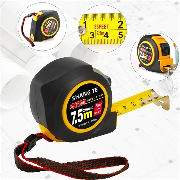 25ft 33 ft Steel Measuring Tape Retractable - 25ft 33 ft Steel Measuring Tape Retractable - Image 3 of 8
