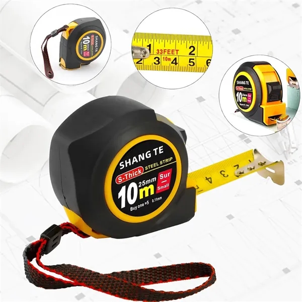 25ft 33 ft Steel Measuring Tape Retractable - 25ft 33 ft Steel Measuring Tape Retractable - Image 4 of 8