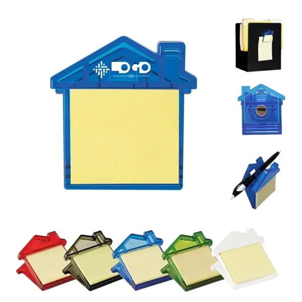 House Shaped Magnet Clips Sticky Notes - House Shaped Magnet Clips Sticky Notes - Image 0 of 1