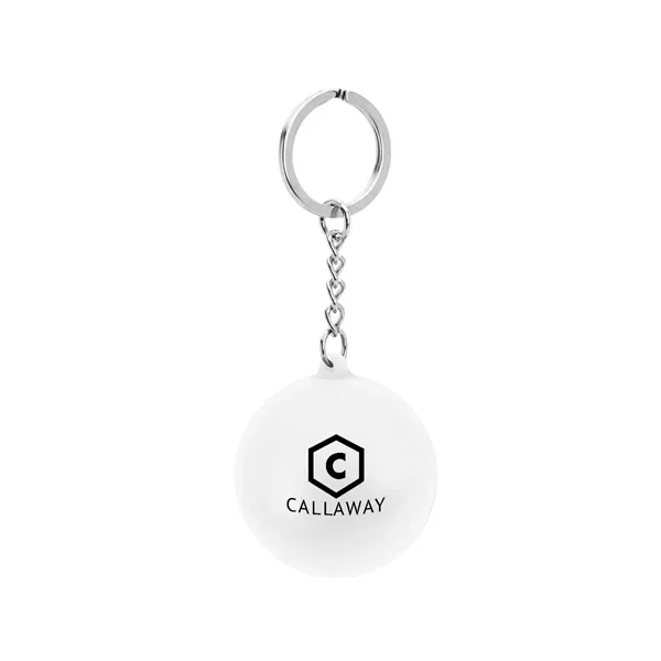 Round PU Stress Reliever Keychain - Round PU Stress Reliever Keychain - Image 7 of 12