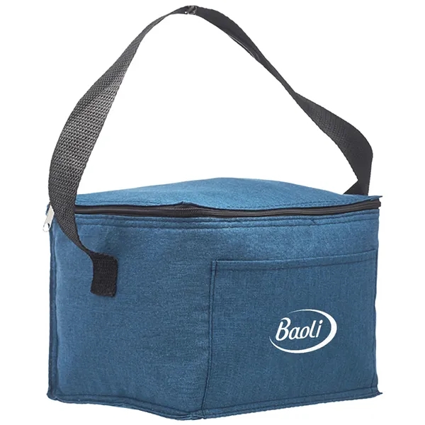 Heathered 6-Can Insulated Cooler Lunch Bag - Heathered 6-Can Insulated Cooler Lunch Bag - Image 1 of 6