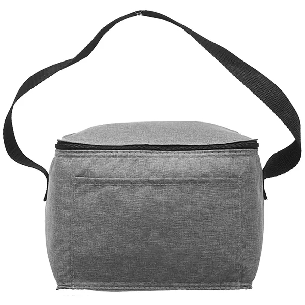 Heathered 6-Can Insulated Cooler Lunch Bag - Heathered 6-Can Insulated Cooler Lunch Bag - Image 5 of 6