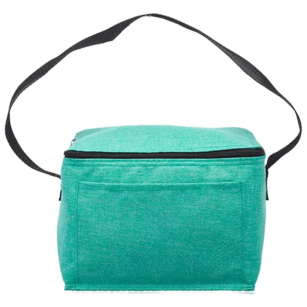 Heathered 6-Can Insulated Cooler Lunch Bag - Heathered 6-Can Insulated Cooler Lunch Bag - Image 6 of 6