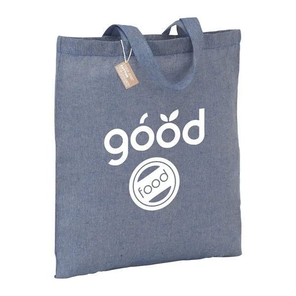 Recycled 5oz Cotton Twill Tote - Recycled 5oz Cotton Twill Tote - Image 10 of 20