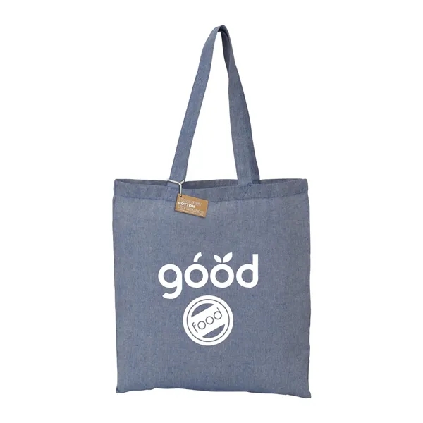 Recycled 5oz Cotton Twill Tote - Recycled 5oz Cotton Twill Tote - Image 11 of 20