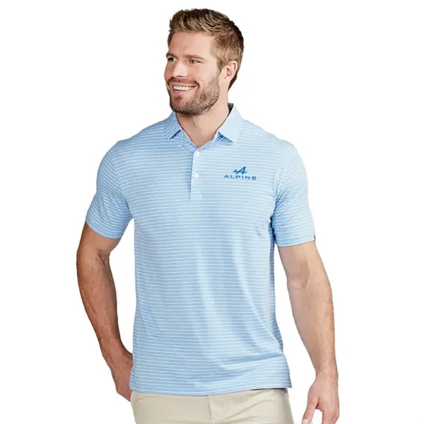 TASC Mens Cloud Polo Brookline Stripe - TASC Mens Cloud Polo Brookline Stripe - Image 3 of 5