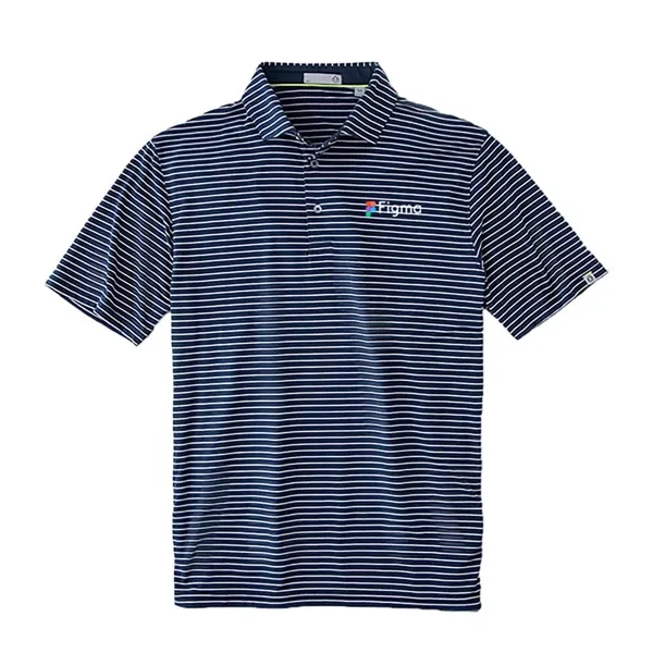 TASC Mens Cloud Polo Brookline Stripe - TASC Mens Cloud Polo Brookline Stripe - Image 1 of 5