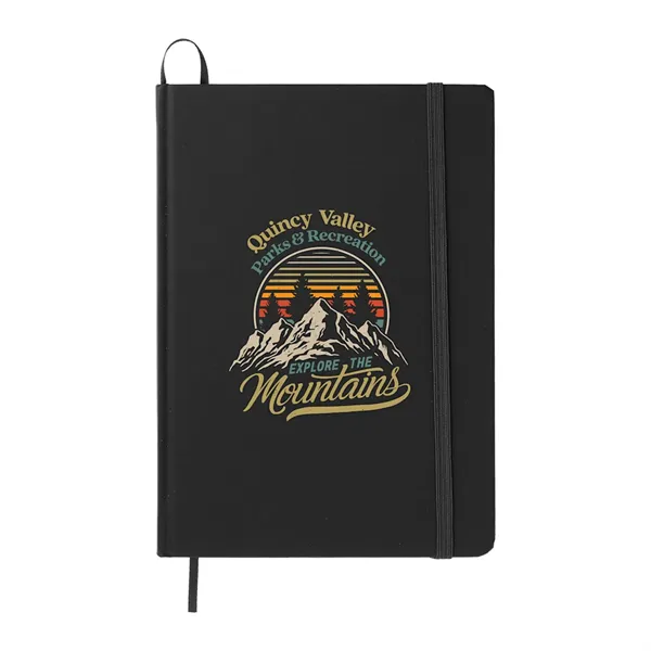 FSC® Mix 5" x 7" Snap Elastic Closure Notebook - FSC® Mix 5" x 7" Snap Elastic Closure Notebook - Image 0 of 16