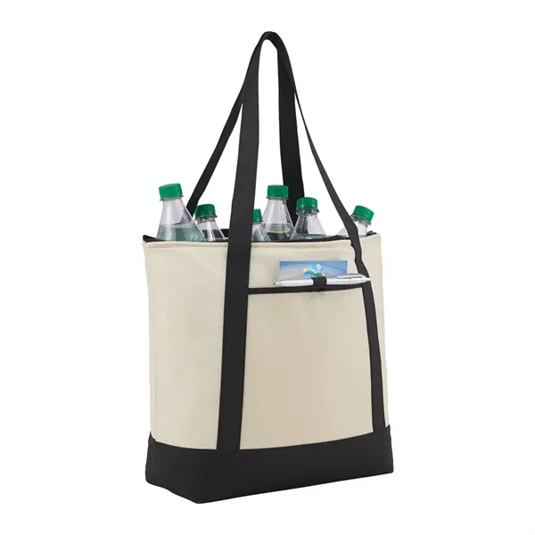 Lighthouse 24-Can Non-Woven Tote Cooler - Lighthouse 24-Can Non-Woven Tote Cooler - Image 1 of 7