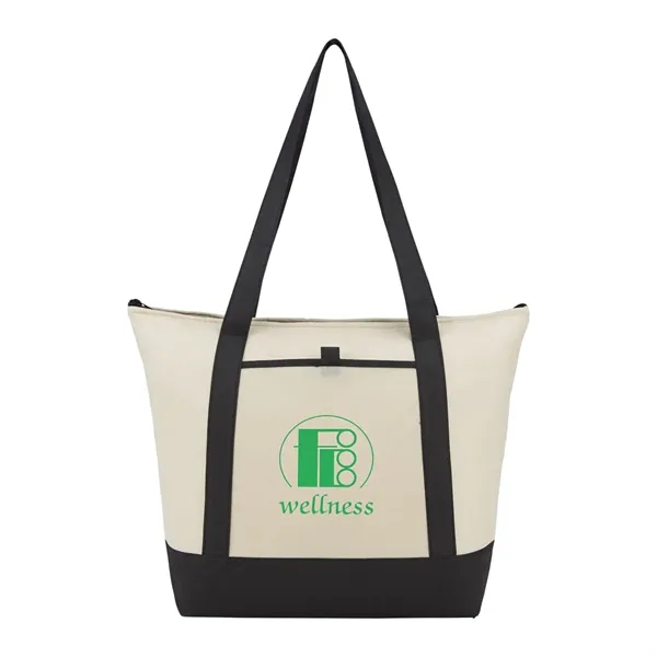 Lighthouse 24-Can Non-Woven Tote Cooler - Lighthouse 24-Can Non-Woven Tote Cooler - Image 6 of 7